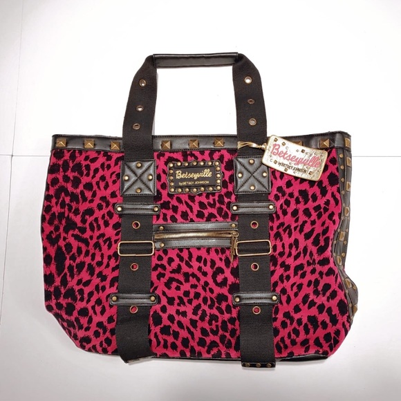 Vintage Leather Print Bag ✨ - Picture 1 of 3